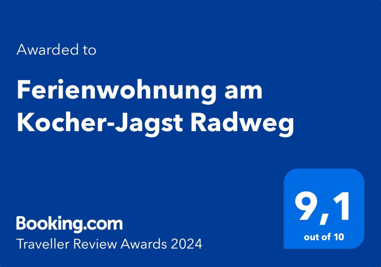 Ferienwohnung Am Kocher-Jagst Radweg Neuenstadt am Kocher Esterno foto